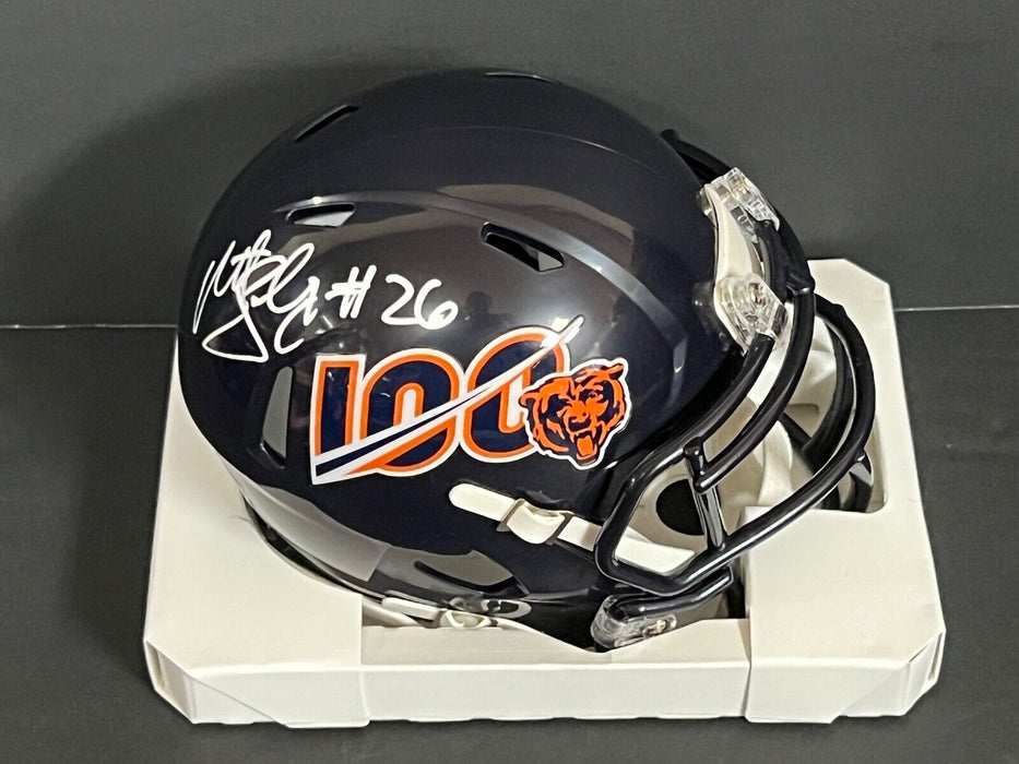 Matt Suhey Chicago Bears 100th Anniversary Signed Mini Helmet -