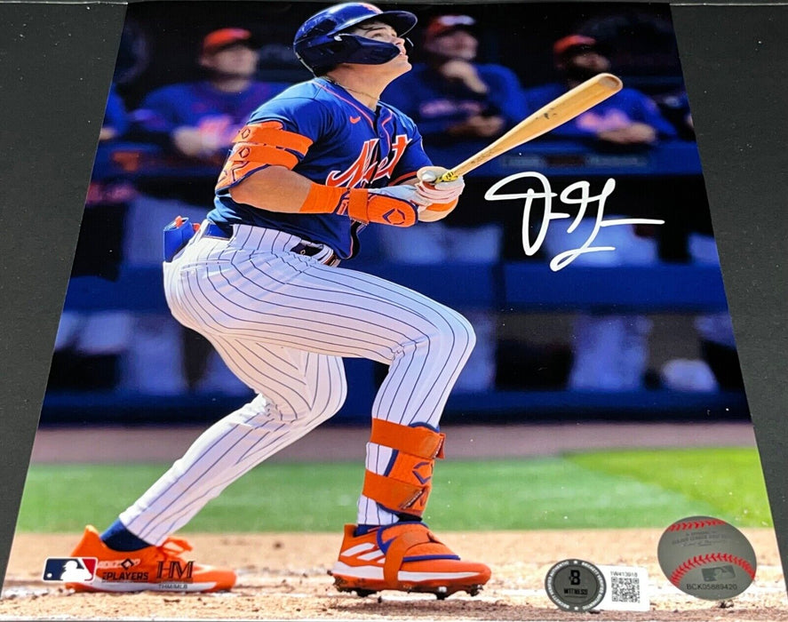 Drew Gilbert New York Mets Autographed Signed 8x10 Photo Beckett Witness .