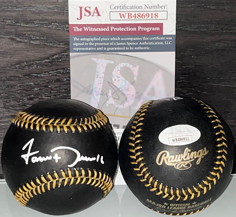 Jarren Duran Red Sox Signed Official Major League Black Baseball JSA Wit COA