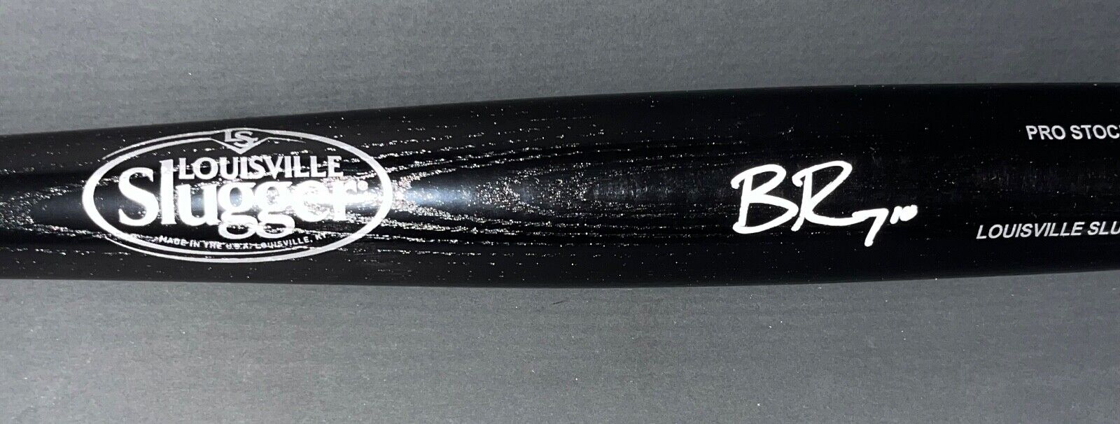 Bryan Reynolds Pirates Auto Signed Black Louisville Slugger Bat Beckett Hologram