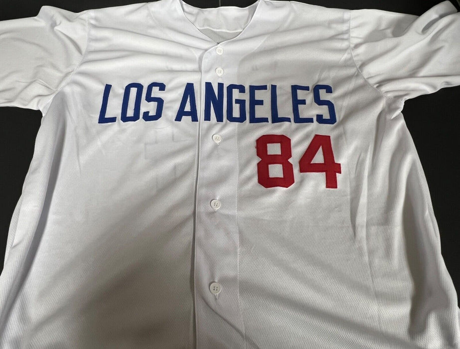 Andy Pages Dodgers Auto Signed Custom Jersey Beckett Witness Hologram