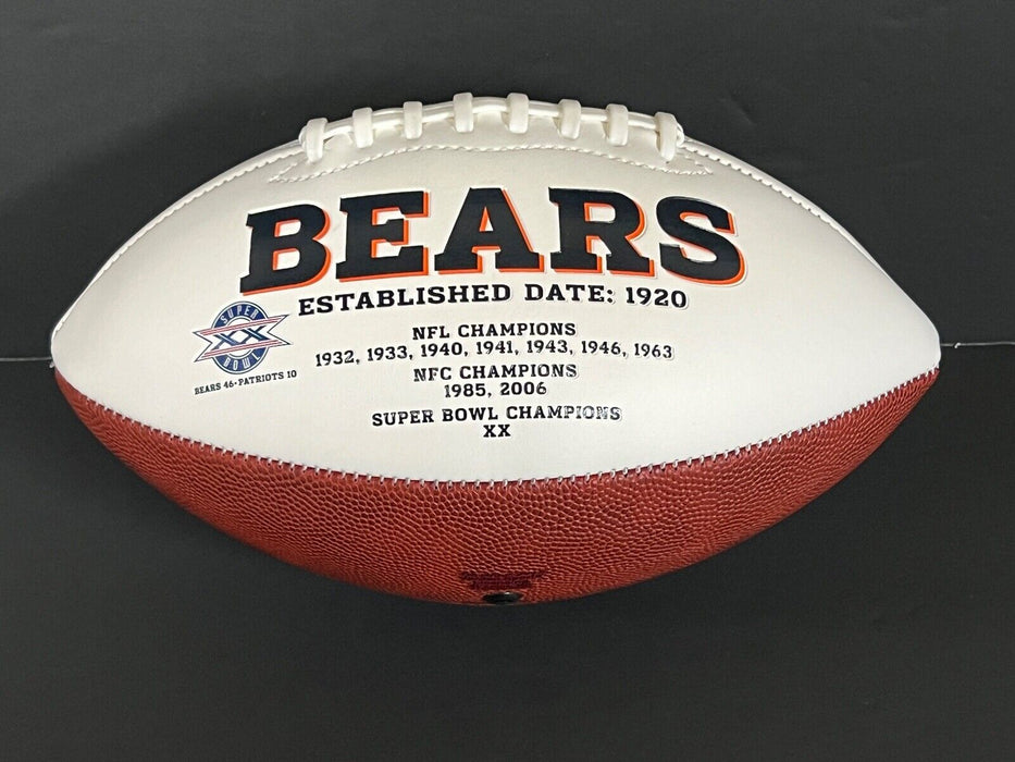 Matt Suhey Chicago Bears Auto Signed Logo Football