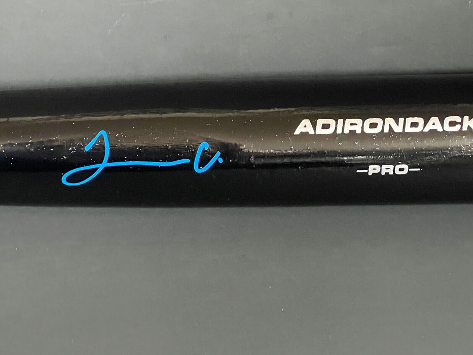 Joendry Vargas Dodgers Auto Signed Black Bat Beckett Witness Hologram