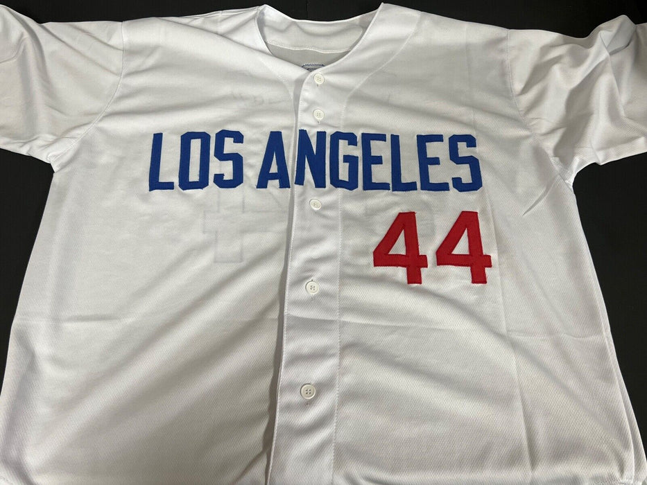 Andy Pages Dodgers Auto Signed Custom Jersey PSA Witness Hologram White 44