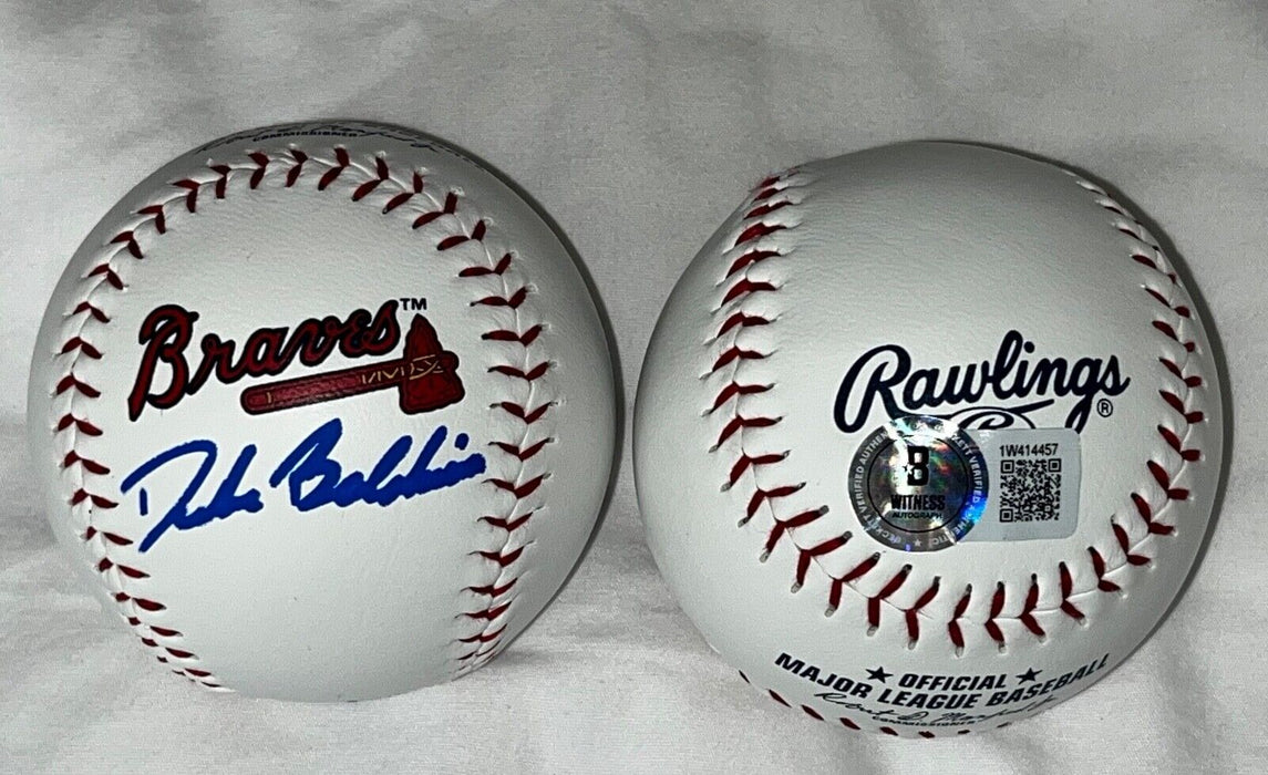 Drake Baldwin Atlanta Braves Auto Signed LOGO Baseball Beckett Hologram