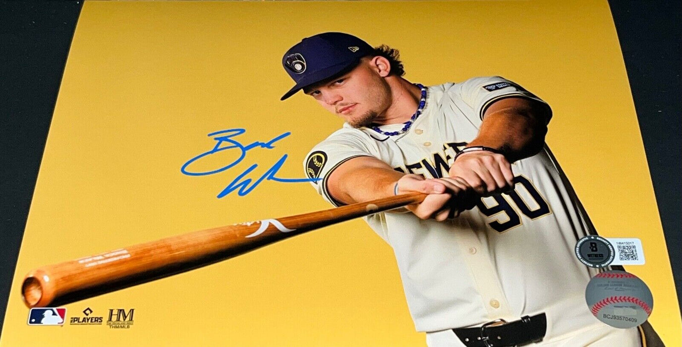 Brock Wilken Milwaukee Brewers Autographed Signed 8x10 Photo Beckett Witness .