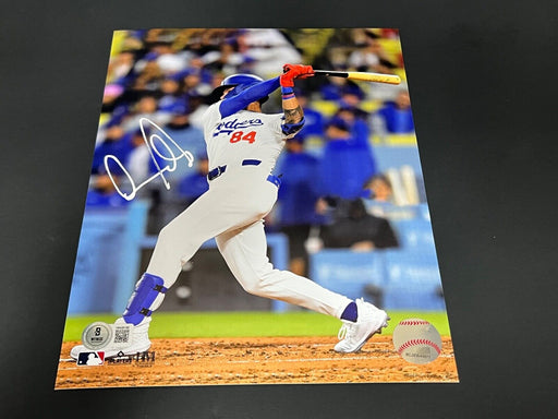 Andy Pages Dodgers Autographed Signed 8x10 Beckett Witness Hologram