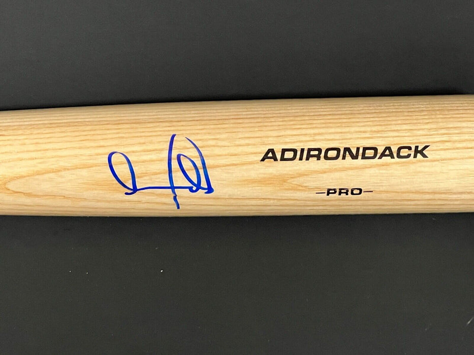 Andy Pages Dodgers Auto Signed Blonde Bat Beckett Witness Louisville Slugger