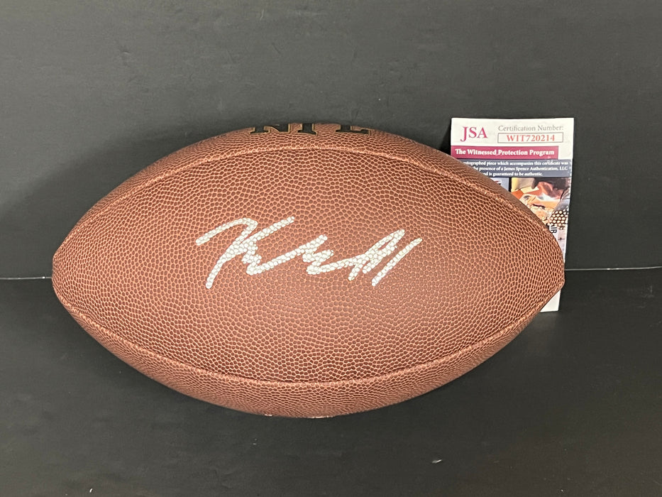 Kyle Hamilton Notre Dame Auto Signed NFL FOOTBALL JSA Witness COA *