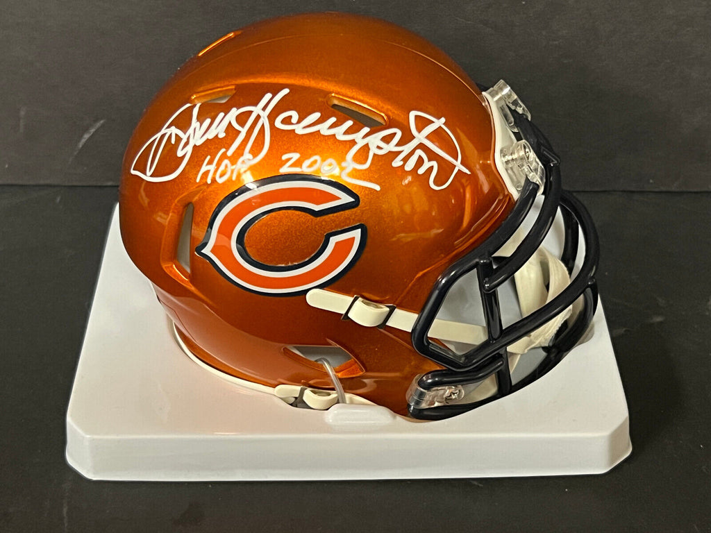 Dan Hampton Chicago Bears Auto Signed Blaze Mini Helmet Beckett HOF 20 —  SidsGraphs