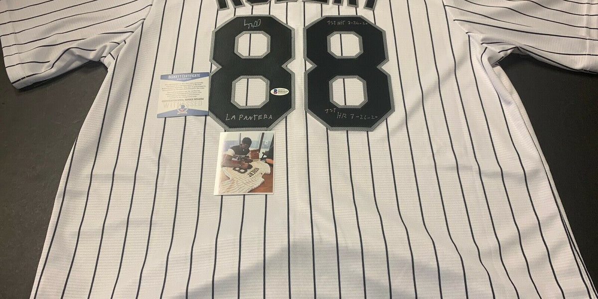 Andres Gimenez Guardians Auto Signed Jersey Custom Beckett Hologram Re —  SidsGraphs