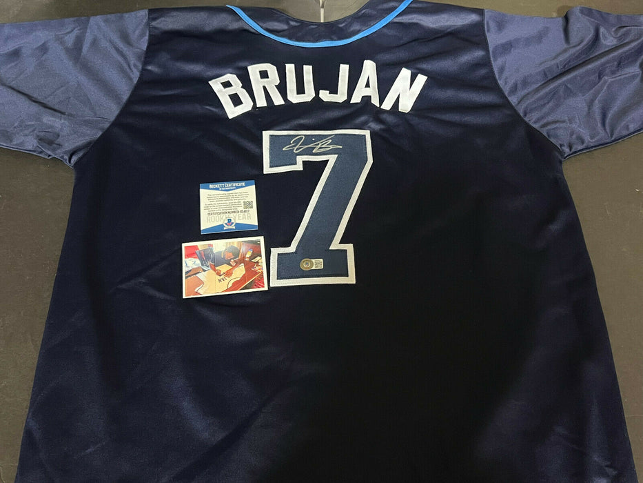 VIDAL BRUJAN AUTHENTIC AUTOGRAPHED COLUMBIA BLUE RAYS JERSEY – The Bay  Republic