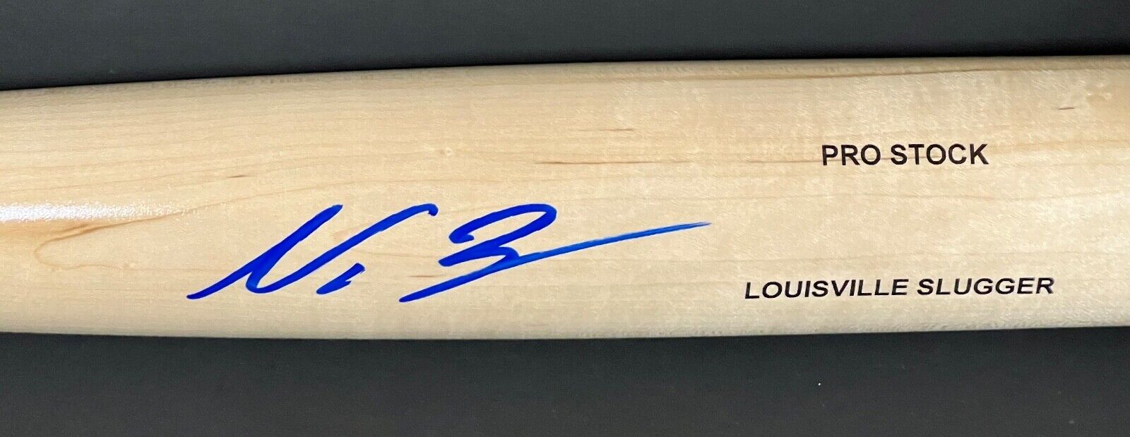 Nazzan Zanetello Red Sox Auto Signed Engraved Blonde Bat Beckett Holo LS