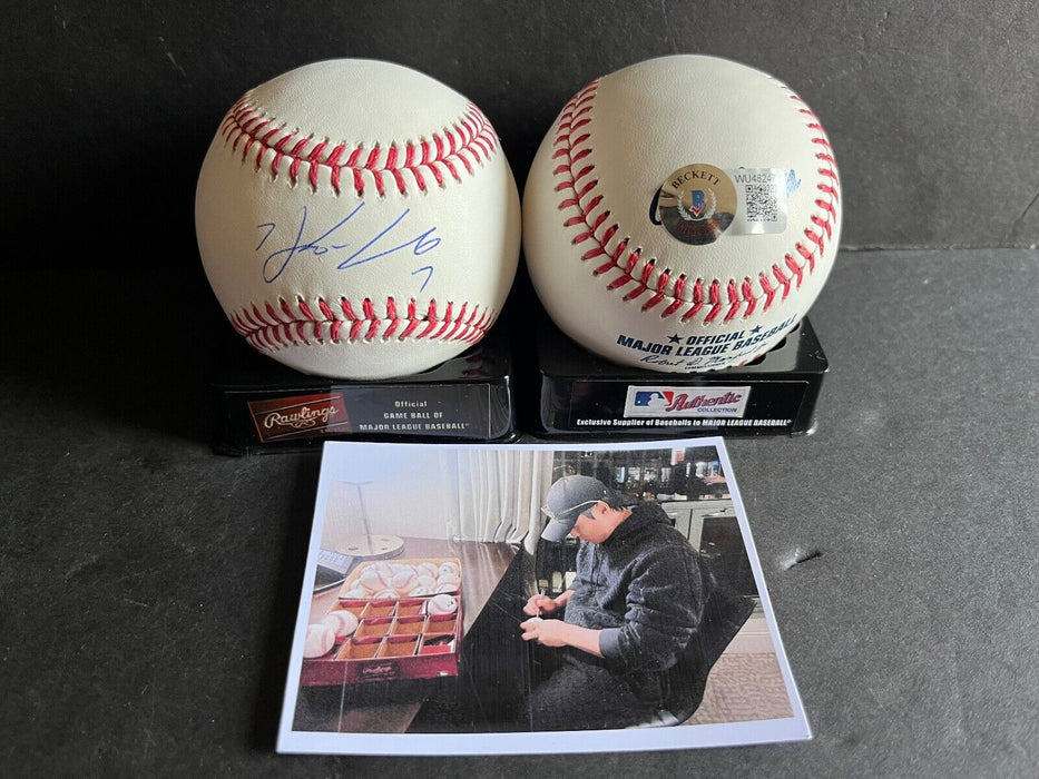 Ha-Seong Kim San Diego Padres Signed Major League Baseball Beckett WITNESS Holo