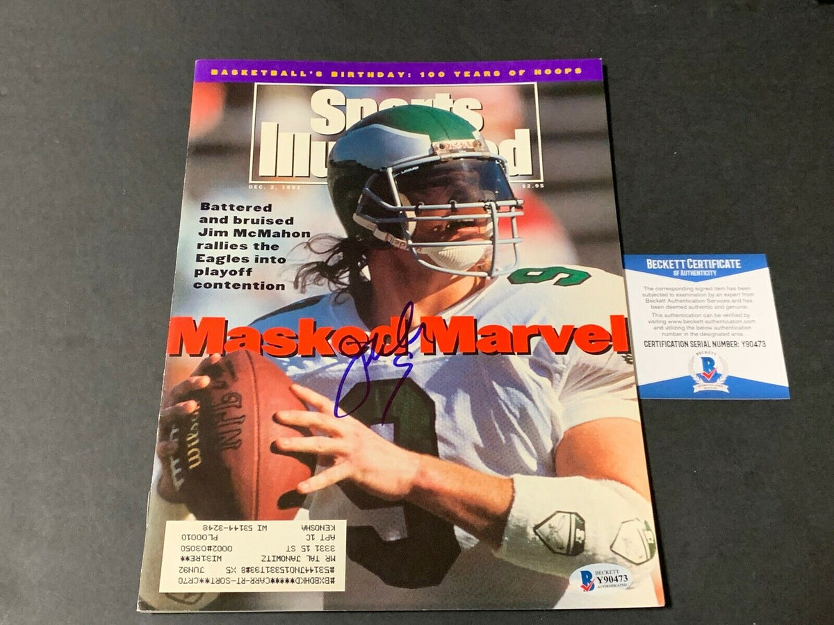 Jim McMahon, Chicago Bears signed Sport magazine