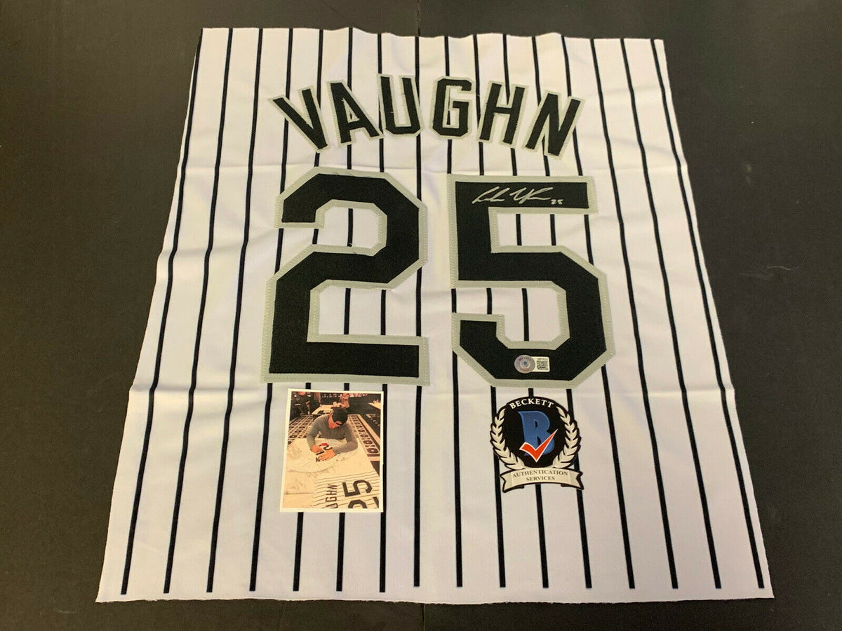 Andrew Vaughn White Sox Autographed Signed Jersey Beckett WITNESS COA —  SidsGraphs