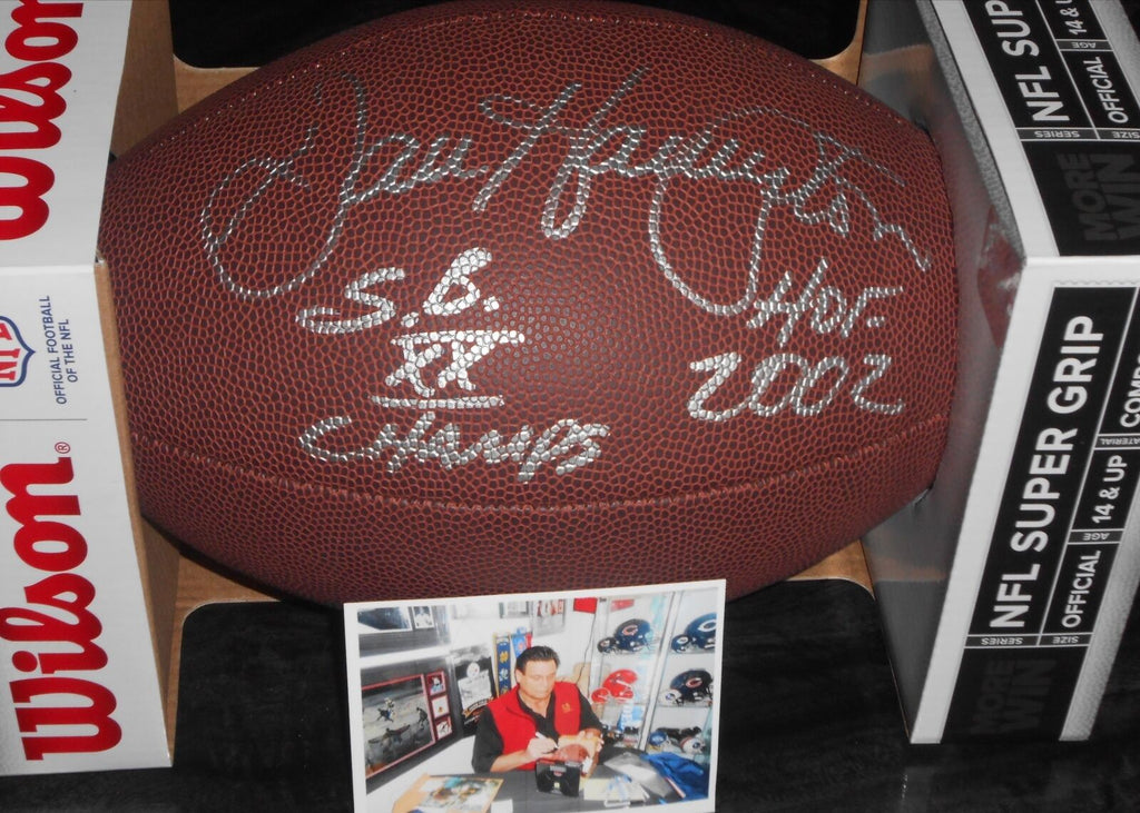 Dan hampton signed store football