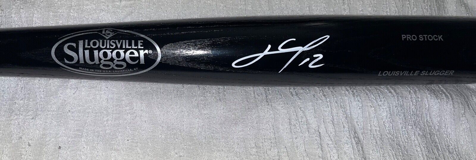 Lourdes Gurriel Diamondbacks Signed Bat Beckett Wit  Black Louisville Slugger