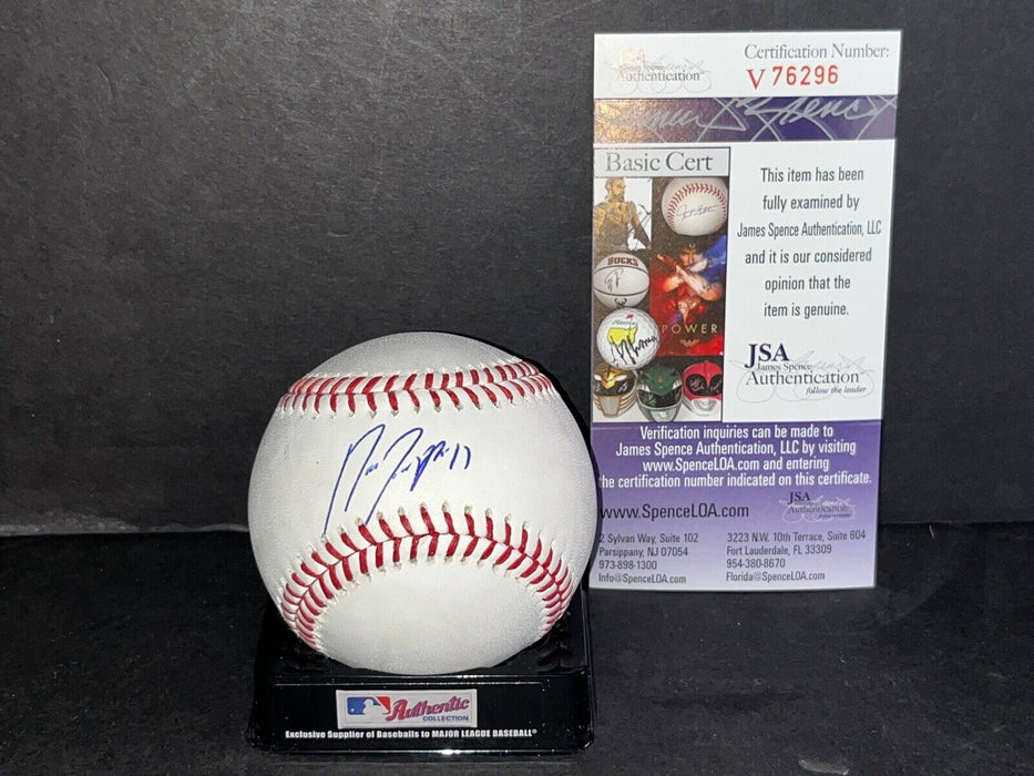 Jose Ramirez Guardians Auto Signed Official Major League Baseball JSA COA .