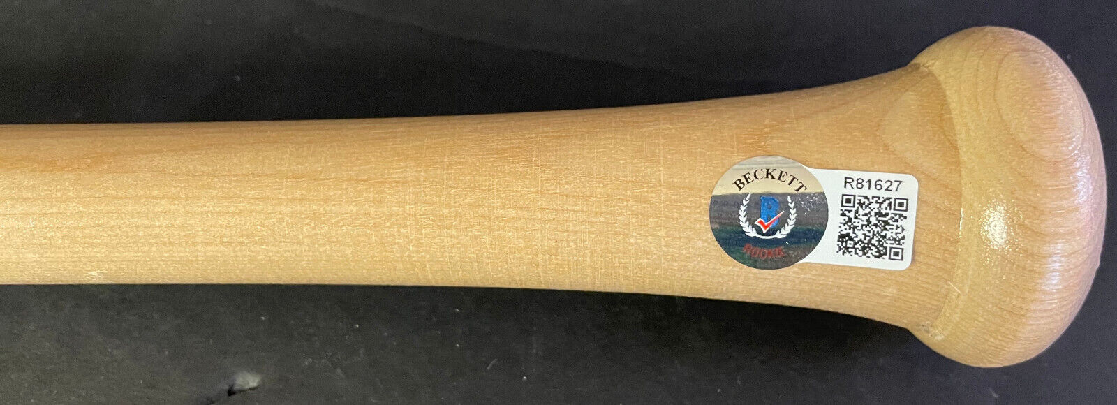 Kyle Manzardo Cleveland Guardians Auto Signed Engraved Blonde Bat Beckett Rookie COA